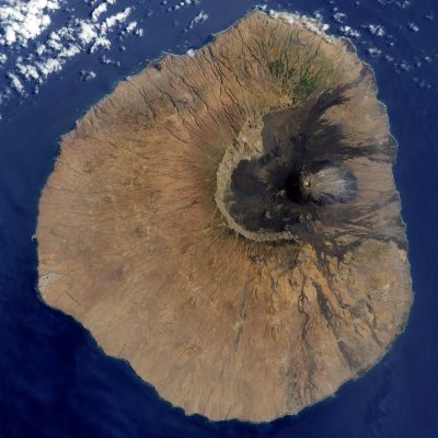Kap Verde Wandern und Baden - Satelitenbild - Mount Fogo - Kap Verde