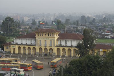 Äthiopien Rundreise Bahnhof in Addis Abeba