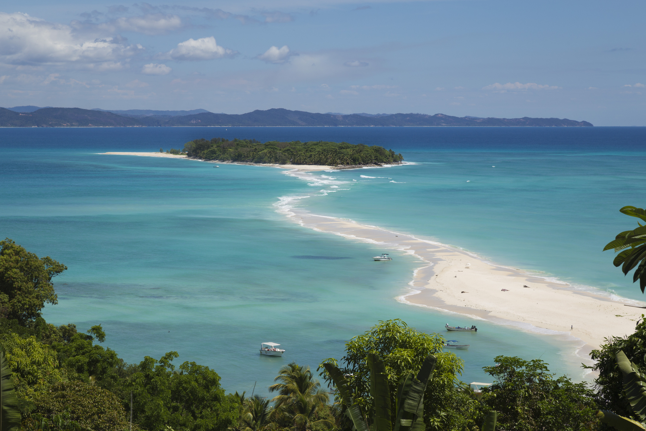 Tropische Küste von Nosy Be in Madagaskar