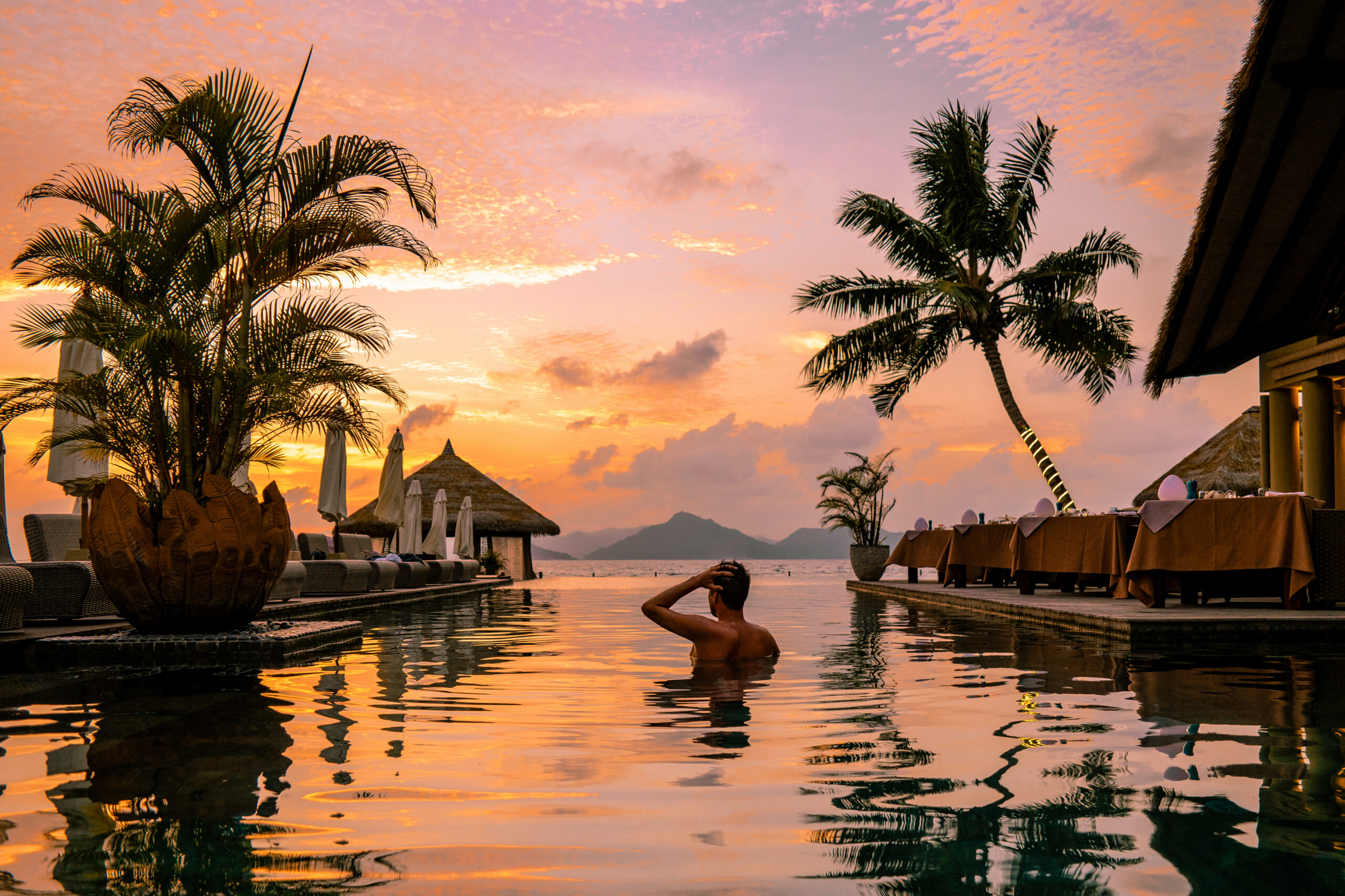 Luxusresort am Indischen Ozean auf den Seychellen