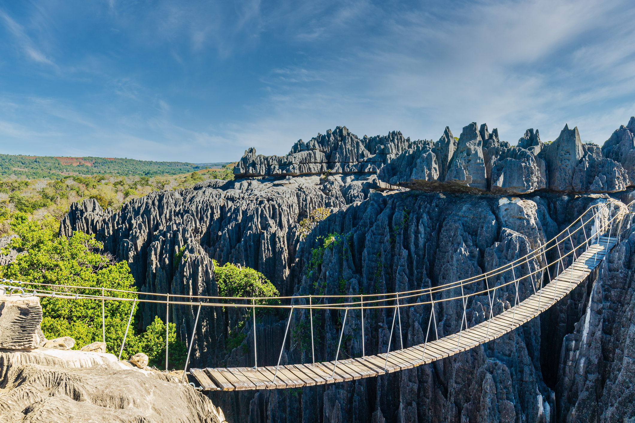 Tsingy de Bemaraha in Madagaskar
